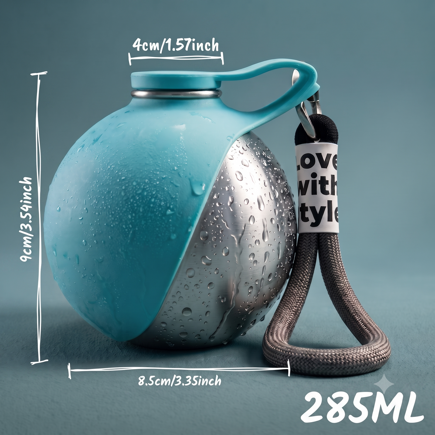 Botella de Agua Portátil 2 en 1 para Mascotas – Tu Compañero de Aventuras 🐾
